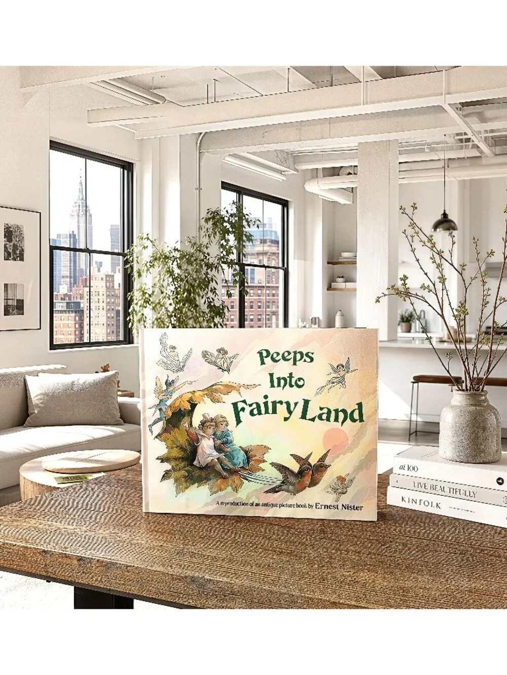 1986 Peeps Into Fairy Land Ernest Nister Hardcover Pop-Up Book